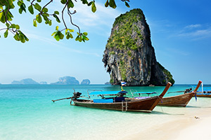莱利海滩泰国